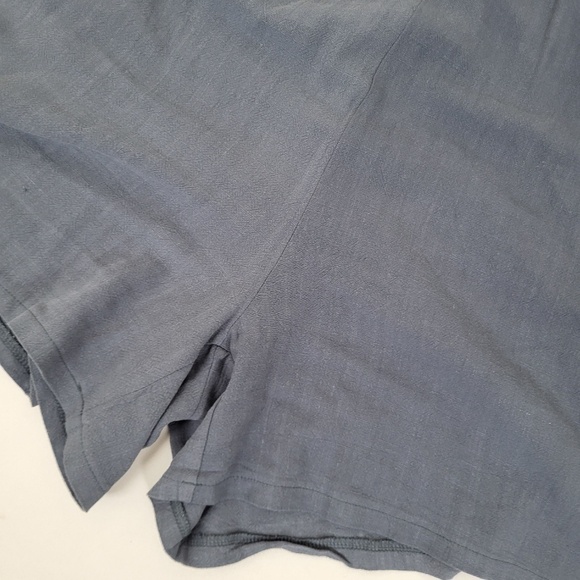 *Free With Purchase* Linen Romper Asymmetrical Straps Spaghetti Sleeveless Tube - Picture 6 of 9